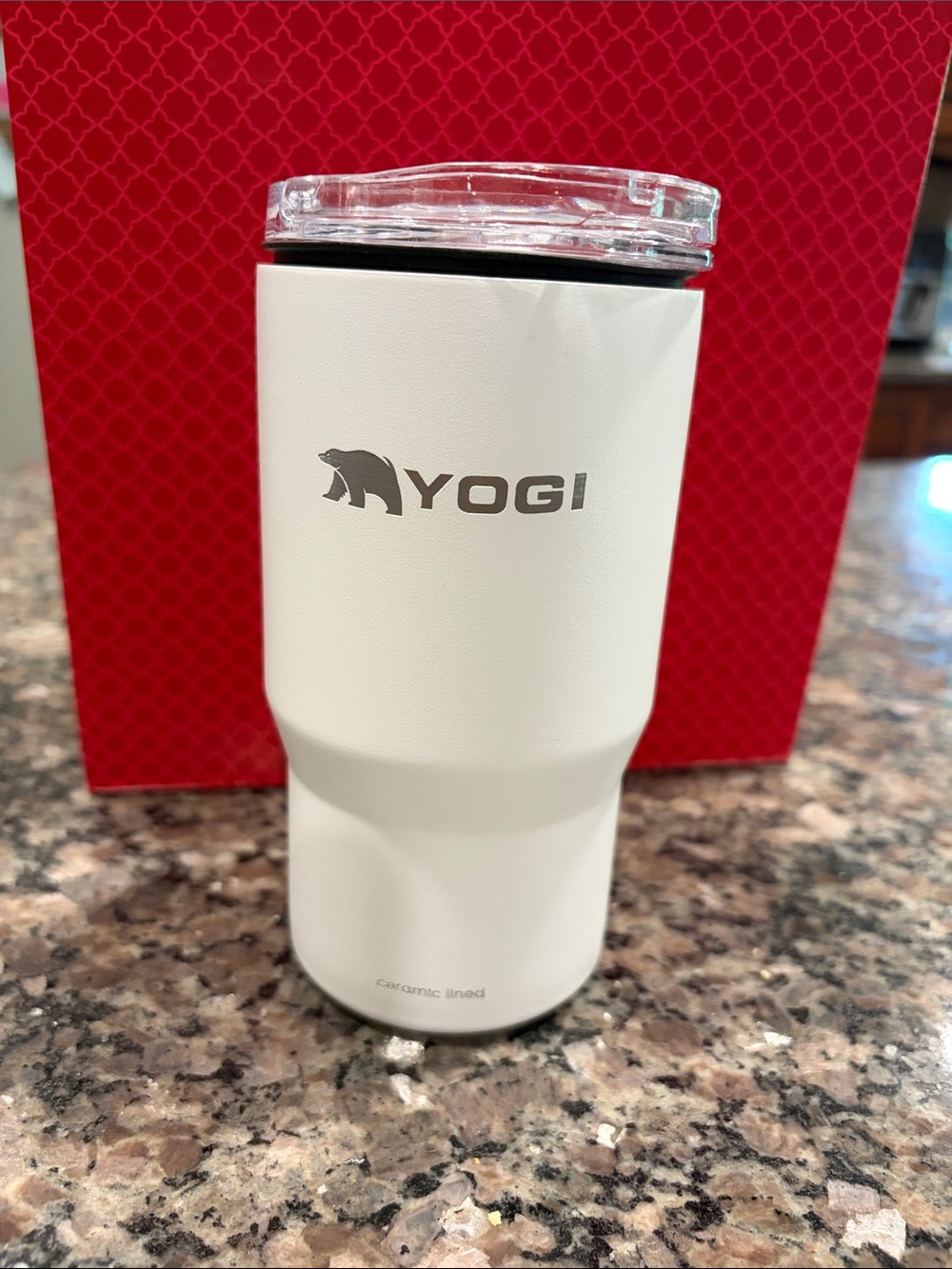 White Insulated Travel Tumbler